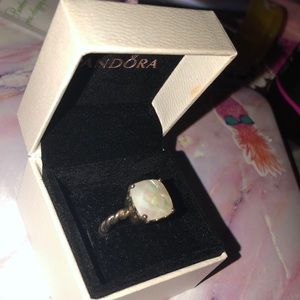 Size 7 Elegant Sincerity ring from pandora.